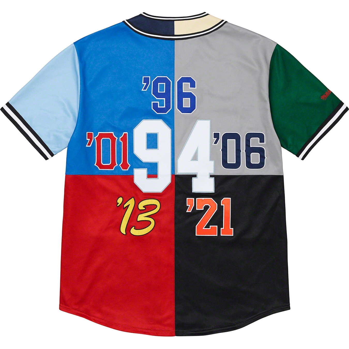 Supreme®/Mitchell & Ness® Patchwork Baseball Jersey view 5